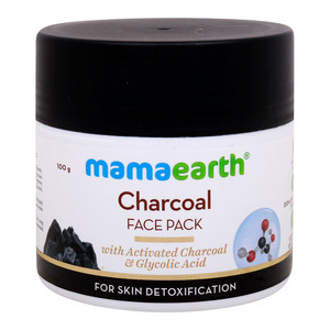 Mamaearth Charcoal Facepack with Activated Charcoal & Glycolic Acid 100 g