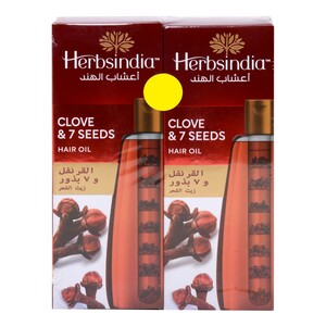 Herbsindia Clove & 7 Seeds Hair Oil Value Pack 2 x 280 ml