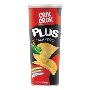 Crik Crok Plus Jalapeno Chips Gluten Free, 100 g