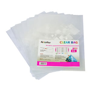 Flex Office Clear Bags 10pcs Set F410