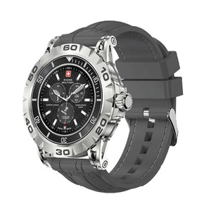 Swiss Military Smart Watch Silicone Strap DOM 2 Grey