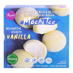 بوونو حلوى موتشي مجمدة بالفانيليا بدون منتجات ألبان، 156 جم