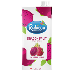 Rubicon Exotic No Added Sugar Dragon Fruit Drink 1 Litre