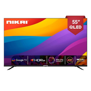 Nikai 55 inches 4K UHD Smart QLED TV, Black, NPROG55QLED