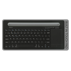 Voz Mini Wireless Touchpad Bluetooth Keyboard, Black, EKB140