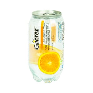 Glinter Sparkling Beverage with Orange Flavour 350 ml