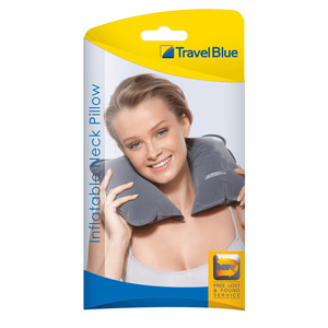 Travel Blue Inflatable Neck Pillow, Blue, 220