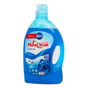 Max Clean Liquid Detergent Power Gel Blue Value Pack 3 Litres