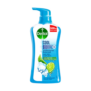Dettol Cool Shower Gel & Body Wash Mint & Bergamot Fragrance 500 ml