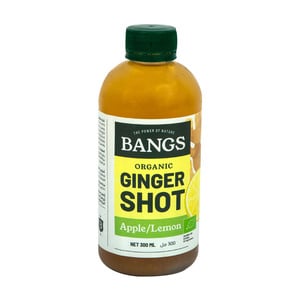 Bangs Organic Ginger Shot With Apple/Lemon 300 ml