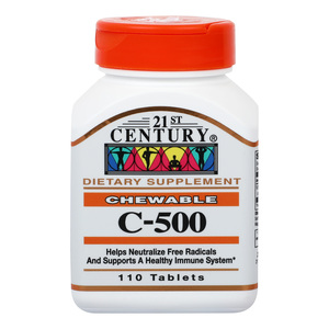 21st Century C-500 Chewable Tablets, 110 pcs