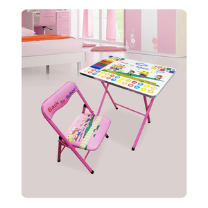 Maple Leaf Study Table + Chair KT003D Pink