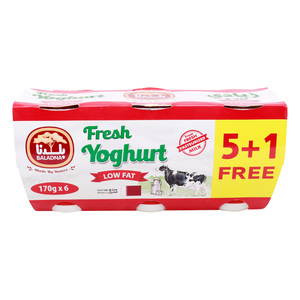 Baladna Low Fat Fresh Yoghurt  6 x 170 g