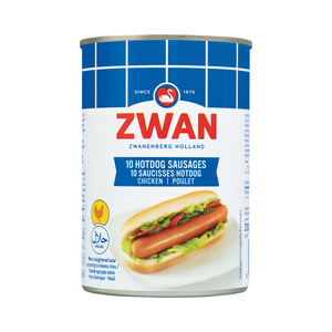 Zwan 10 Hotdog Sausages Chicken 200 g