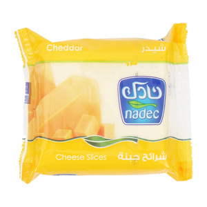 Nadec Cheddar Cheese Slices 200 g