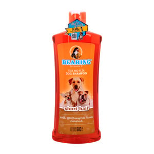 Bearing Tick & Flea Dog Shampoo Short Hair, 600 ml