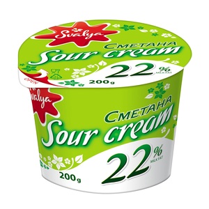 Svalya Sour Cream 22% 200 g