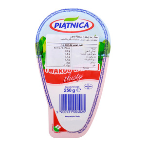 Piatnica Farmer Cheese Fullfat Container With Multiple Open/Close, 250 g