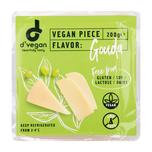 D'Vegan Gouda Cheese, 200 g