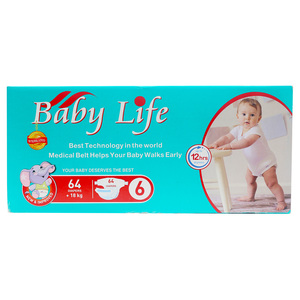 Baby Life Baby Diaper Size 6 18+ kg Value Pack 64 pcs