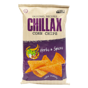Chillax Herbs & Spices Corn Chips 60 g