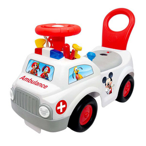 Kiddie Land Mickey Activity Light n Sound Ambulance Ride-On, 060400