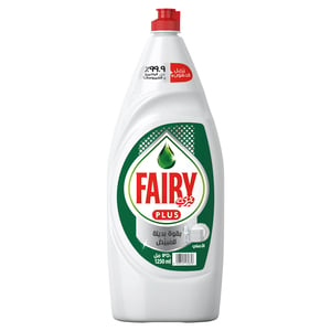 Fairy Plus Original Dishwashing Liquid Soap With Alternative Power To Bleach 1.25 Litres