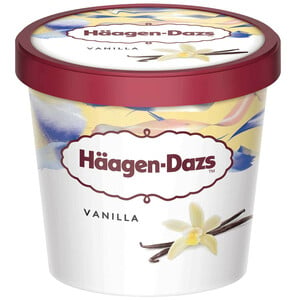 Haagen-Dazs Ice Cream Vanilla & Cream 100 ml