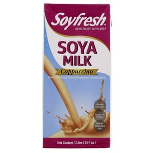 Soy fresh Cappuccino Flavored Non Dairy Soya Milk 1 Litre