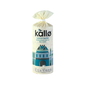 Kallo Rice Cakes Lightly Salted Wholegrain Low Fat 130 g