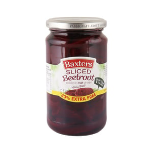 Baxters Sliced Beetroot Pickled In Malt Vinegar 340 g