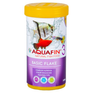 Aquafin Basic Flake Fish Food 250 ml