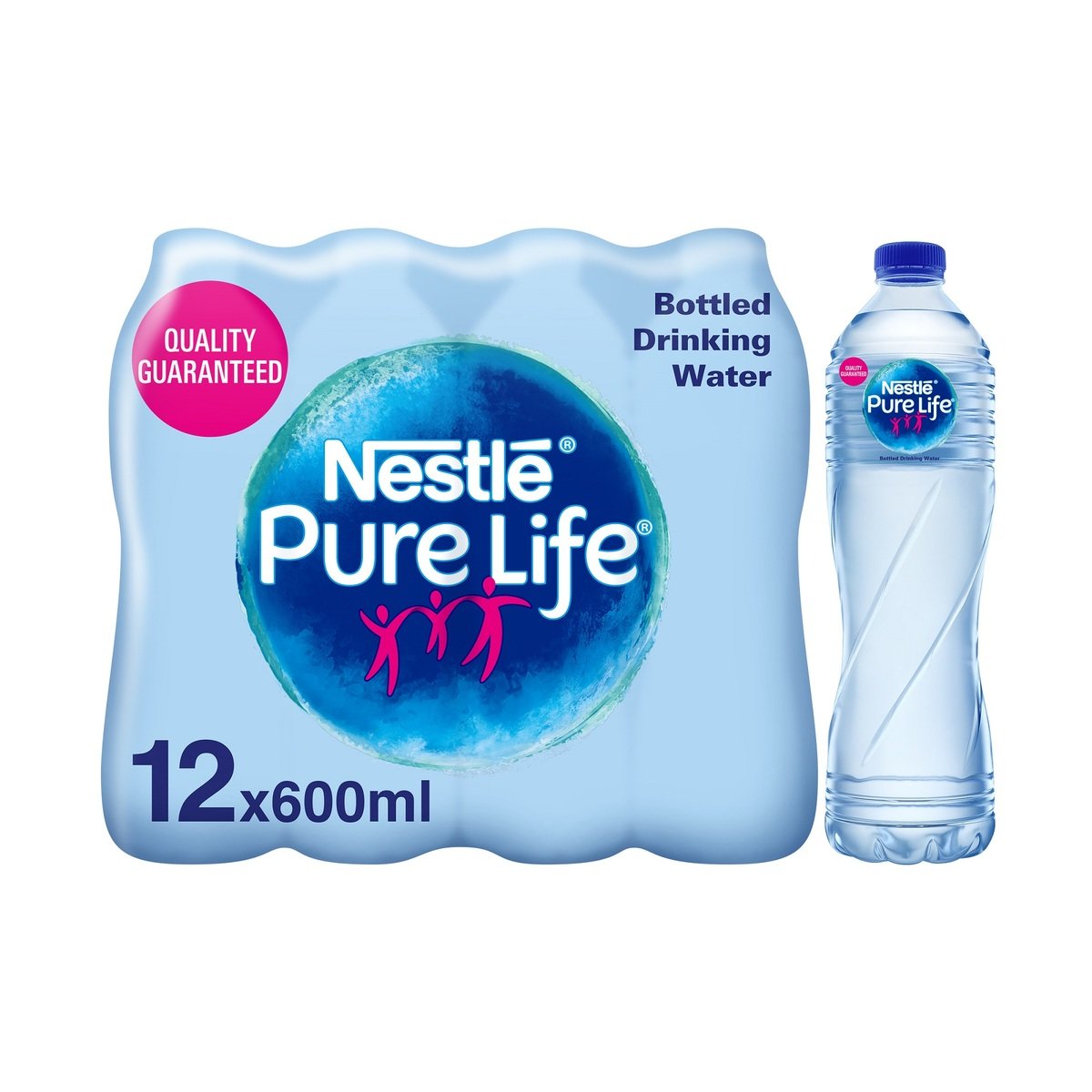 Nestle Pure Life Bottled Drinking Water 600 ml