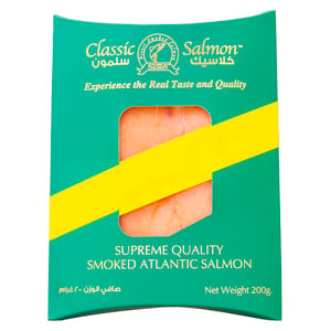 Classic Salmon Supreme Quality Smoked Atlantic Salmon 2 x 100 g