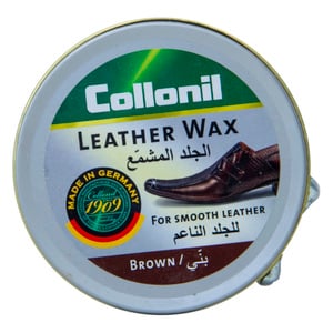 Collonil Shoe Polish Leather Wax Brown, 50 ml