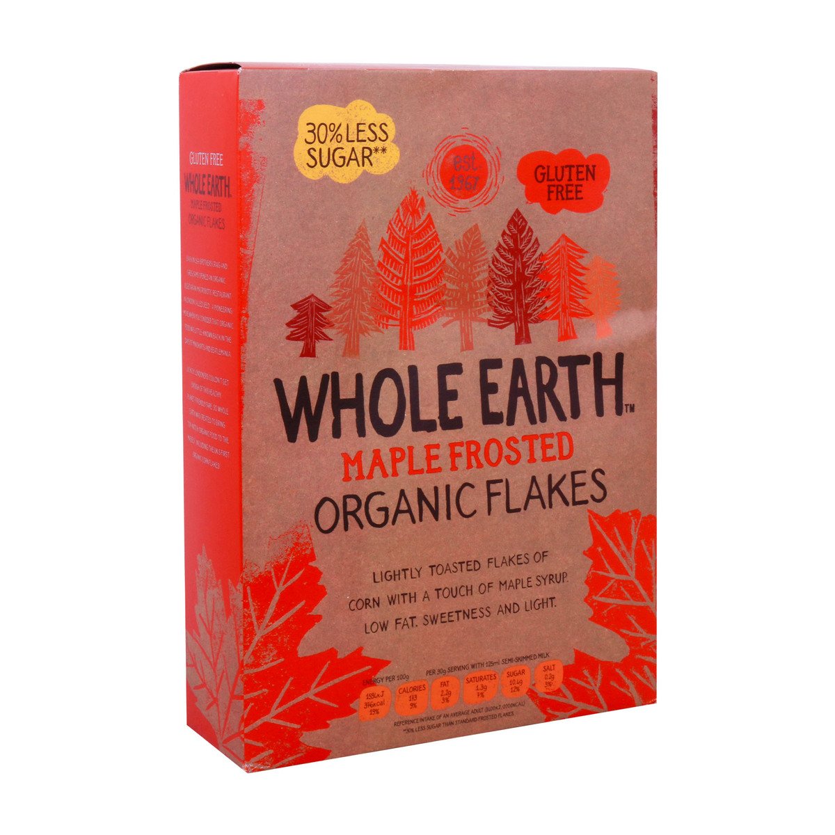 Whole Earth Organic Maple Frosted Flakes 375 g
