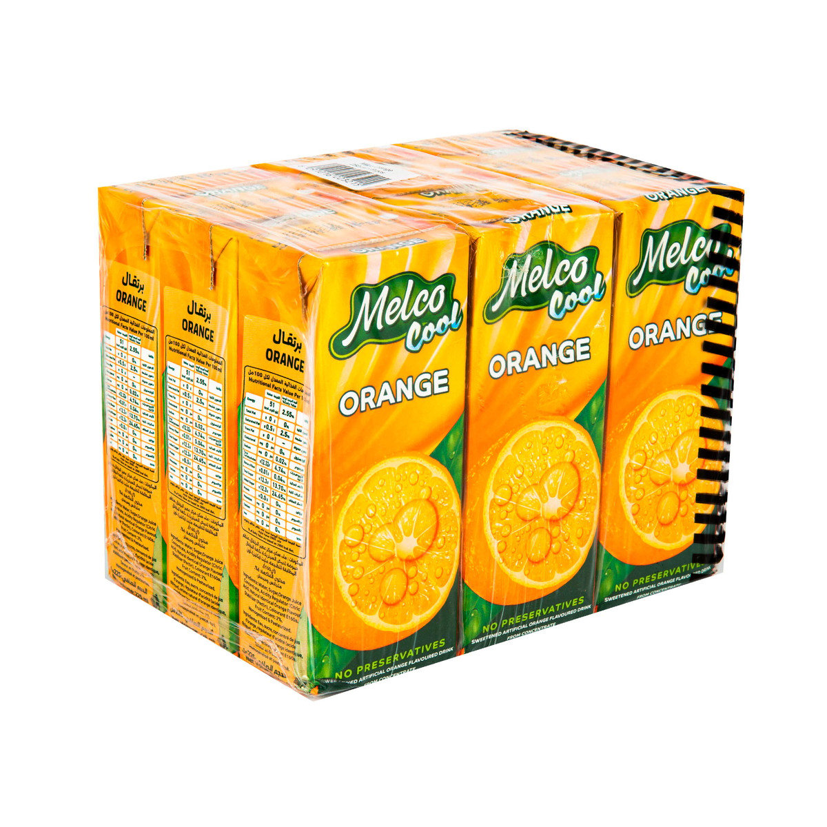Melco Orange Flavoured Drink 9 x 250 ml
