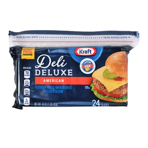 Kraft Deli Deluxe Cheese Slices American 453 g
