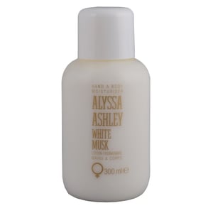 Alyssa Ashley White Musk Hand & Body Lotion, 300 ml