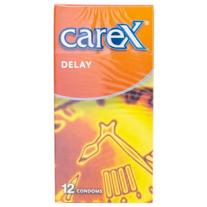 Carex Delay Condoms 12 pcs