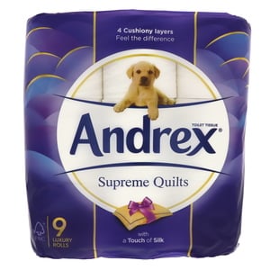 Andrex Quilt Toilet Tissue 9 Rolls