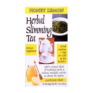 21st Century Herbal Slimming Tea Honey Lemon Teabags 24pcs
