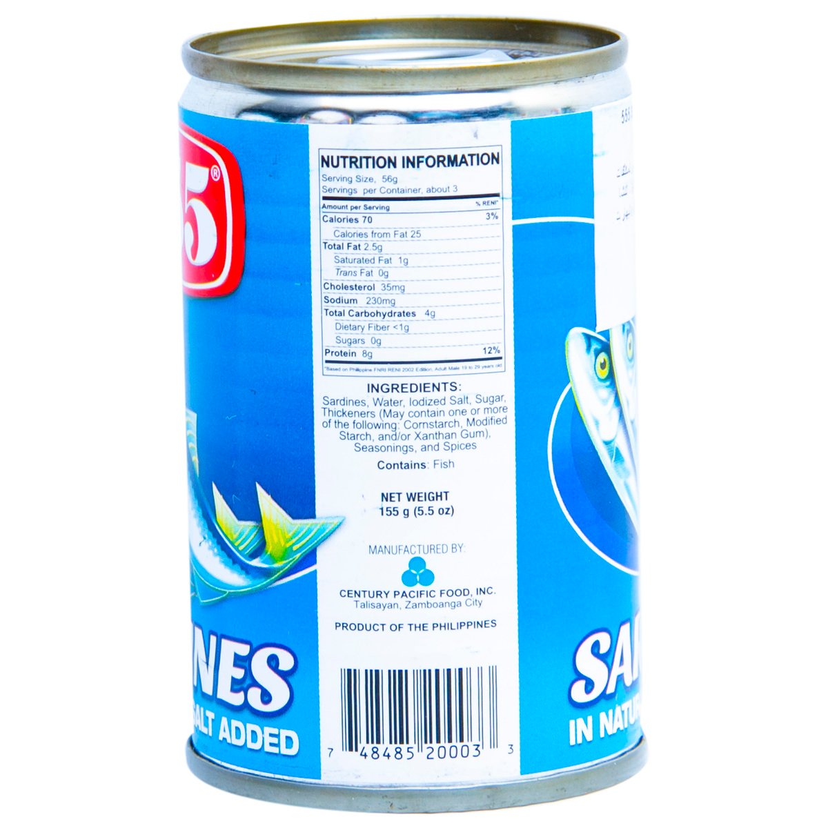 555 Sardines In Natural Oil 155 g