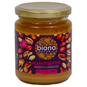 Biona Organic Smooth Peanut Butter 250 g