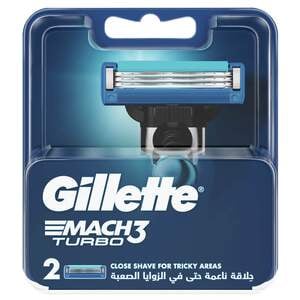 Gillette Mach3 Turbo Men’s Razor Blades 2 pcs