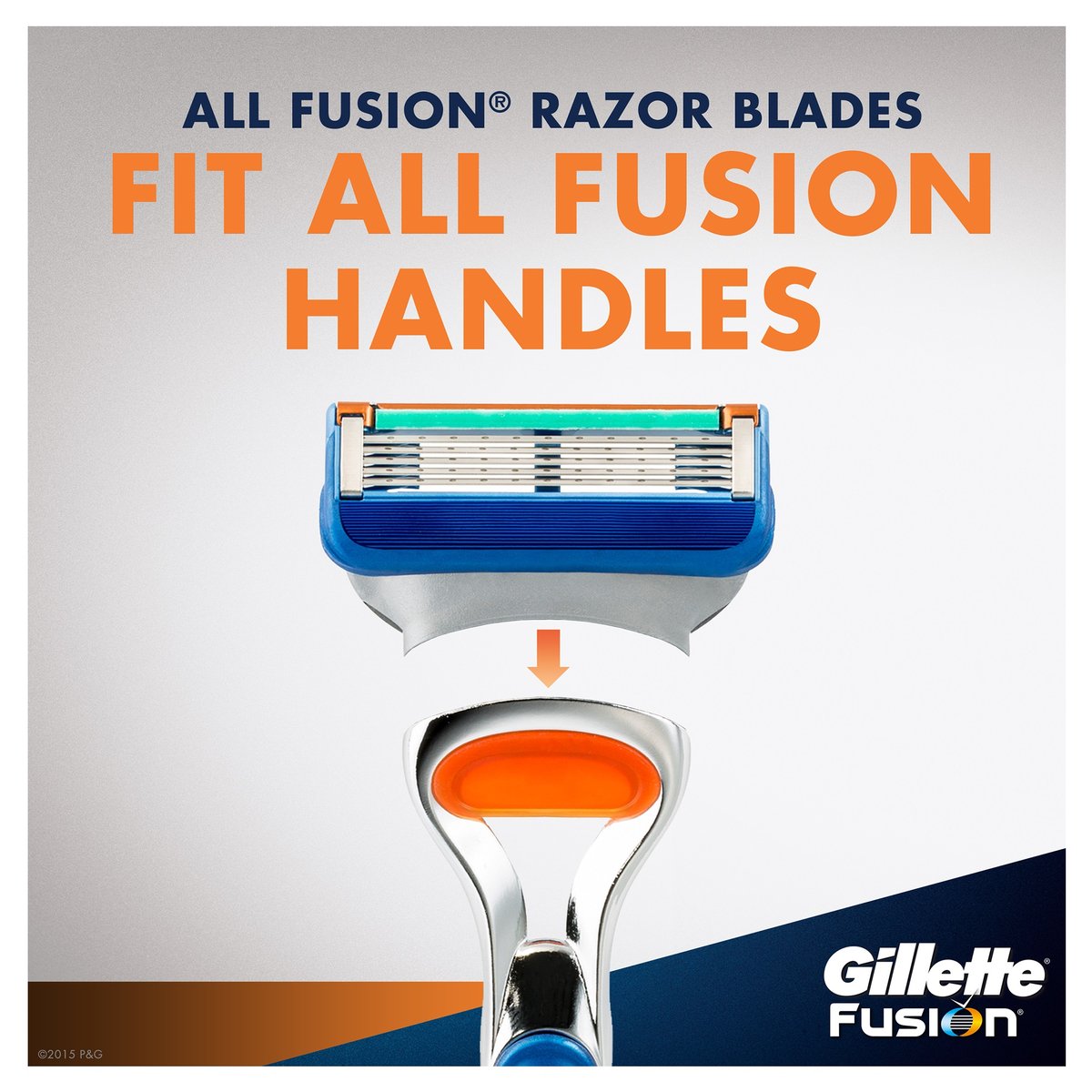 Gillette Fusion 5 Men's Razor Blades Refills 2 pcs