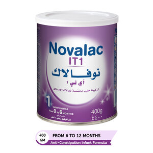 Novalac IT1 Anti-Constipation Infant Milk Formula From 0-6 Months 400 g