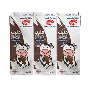 Al Ain Long Life Chocolate Milk Drink 6 x 180 ml