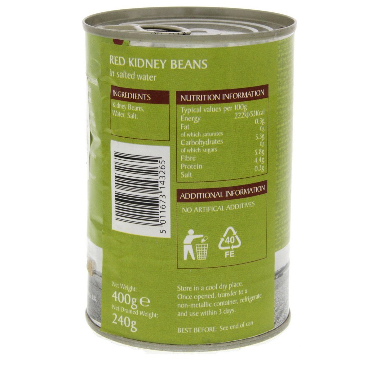 Epicure Red Kidney Beans in Salted Water 400 g