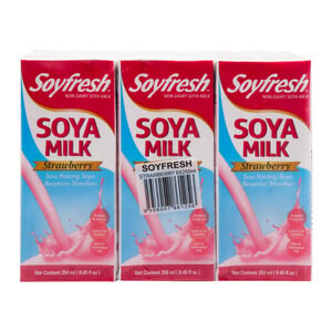 Soyfresh Soya Milk Strawberry 6 x 250ml
